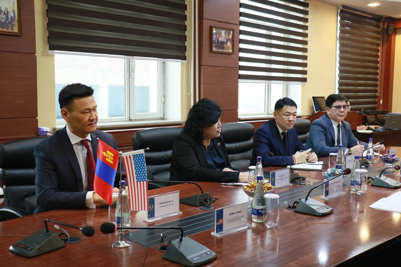 Шүүхийн ерөнхий зөвлөл, Монгол Улсад суугаа Америкийн Нэгдсэн Улсын Элчин сайдын яамтай хамтын ажиллагааны уулзалт зохион байгууллаа